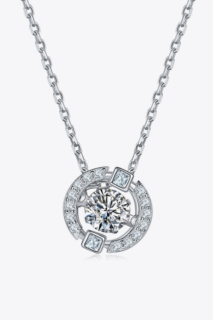 Sparkala™ Pendant Chain-Link Necklace (Platinum-Plated Fine Silver)