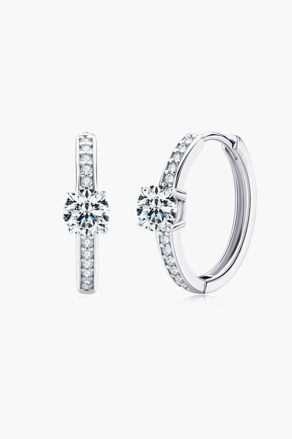 Carry Your Love 1 Carat Sparkala™ Platinum-Plated Earrings