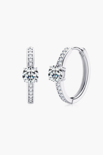 Carry Your Love 1 Carat Sparkala™ Platinum-Plated Earrings
