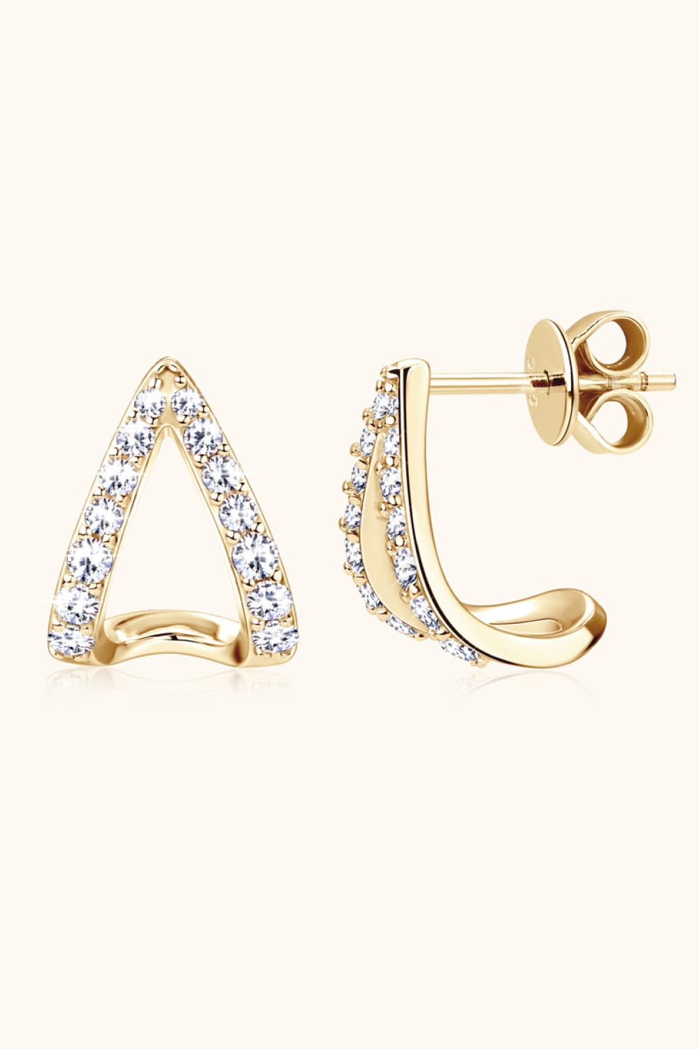 Sparkala™ Minimalist Platinum-Plated 925 Sterling Silver Earrings