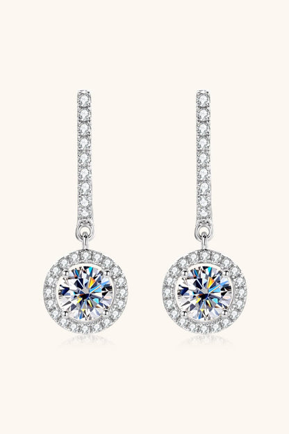 2 Carat Sparkala™ Platinum-Plated 925 Sterling Silver Drop Earrings