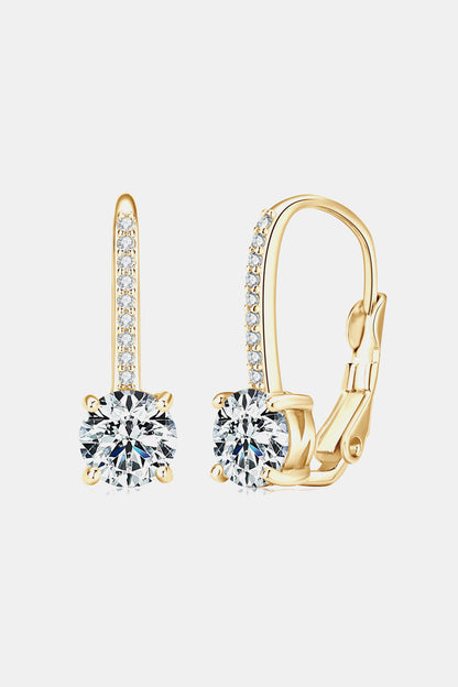 2 Carat Sparkala™ Platinum-Plated 925 Sterling Silver Earrings