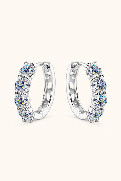 2.4 Carat Sparkala™ Huggie Earrings