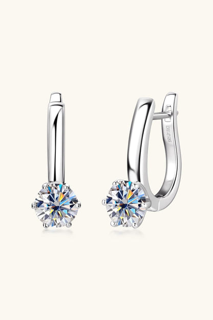 2 Carat Sparkala™ Platinum-Plated 925 Sterling Silver Earrings