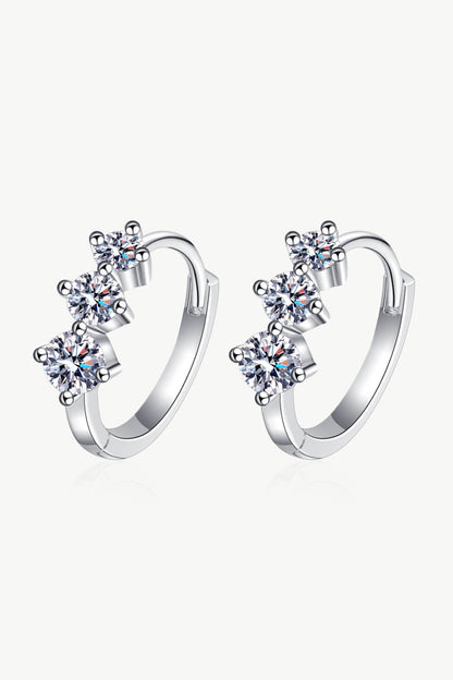 Sterling Silver Sparkala™ Huggie Earrings
