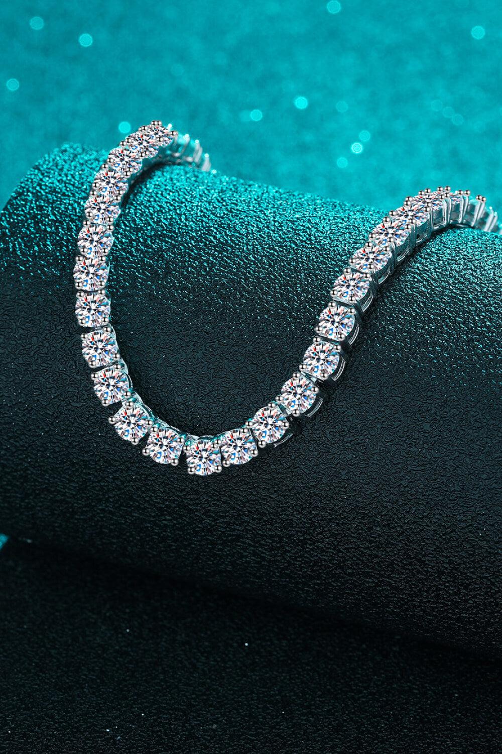 31 Carat Sparkala™ Tennis Necklace (Rhodium Over Pure Sterling Silver)