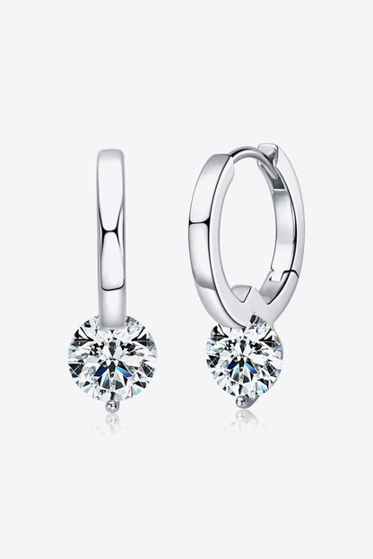 2 Carat Sparkala™ Platinum-Plated 925 Sterling Silver Drop Earrings