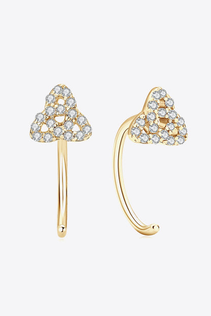 Sparkala™ Platinum-Plated 925 Sterling Silver Earrings
