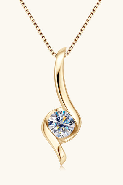 1 Carat Sparkala™ Platinum-Plated 925 Sterling Silver Necklace