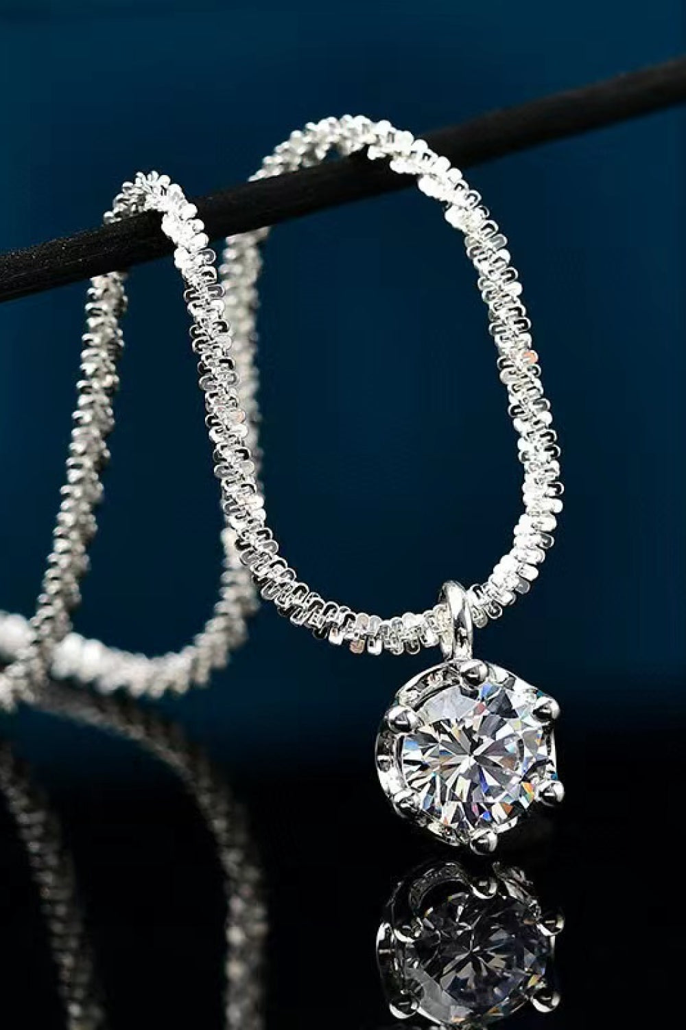 1 Carat Sparkala™ Platinum-Plated 925 Sterling Silver Necklace