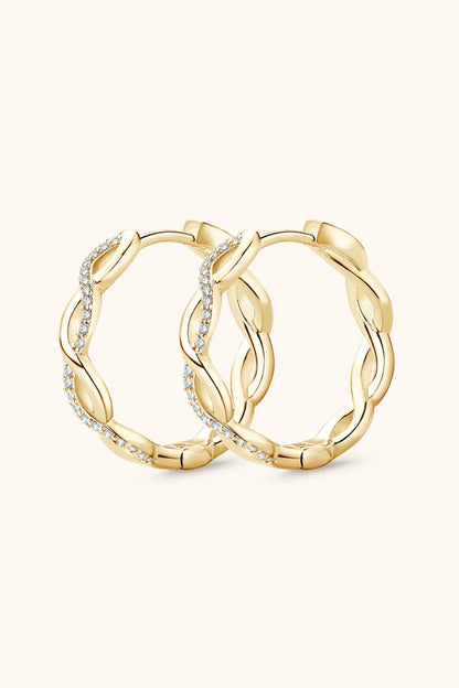 Sparkala™ Crisscross Hoop Earrings