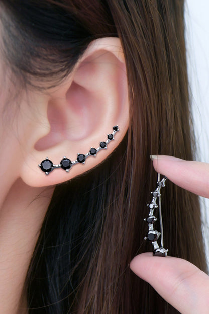 1.9 Carat Sparkala™ Platinum-Plated 925 Sterling Silver Earrings