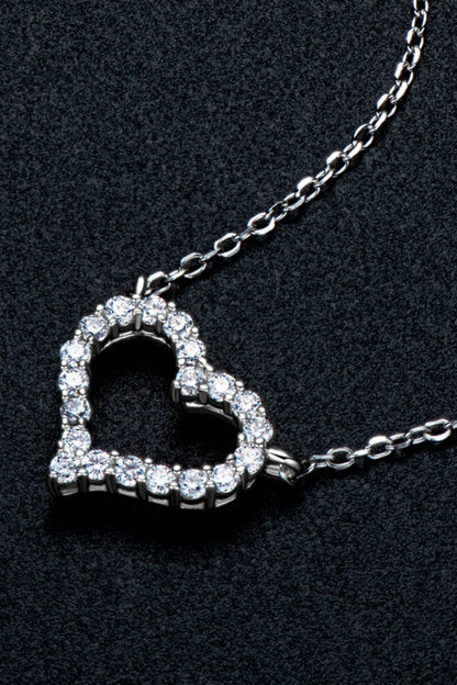 Adored Sparkala™ Platinum-Plated Heart Necklace