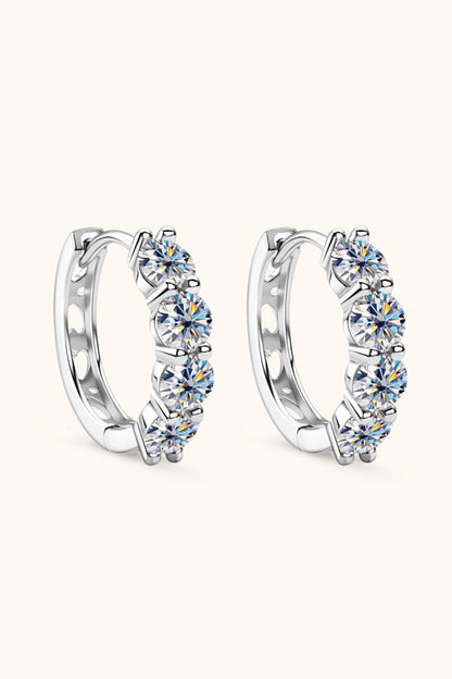 2.4 Carat Sparkala™ Huggie Earrings