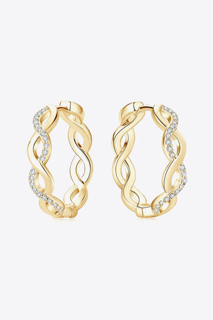 Sparkala™ Crisscross Hoop Earrings
