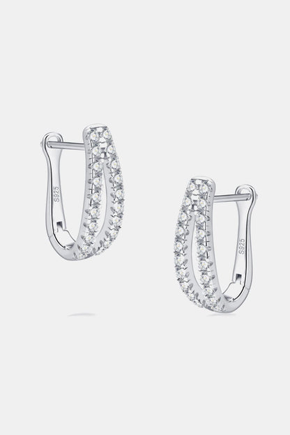 Sparkala™ Platinum-Plated 925 Sterling Silver Earrings