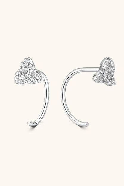 Sparkala™ Platinum-Plated 925 Sterling Silver Earrings