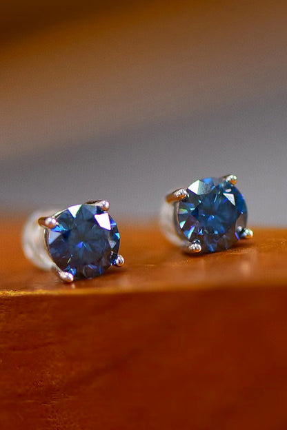 2 Carat Sparkala™ Four-Prong Platinum-Plated Earrings