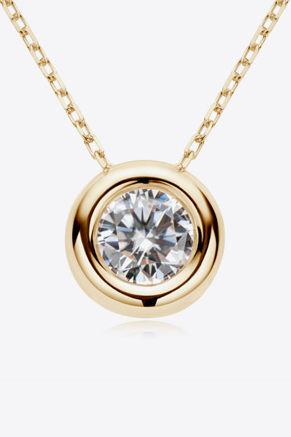 Adored 1 Carat Sparkala™ Pendant 925 Sterling Silver Necklace (Platinum-Plated Fine Silver)