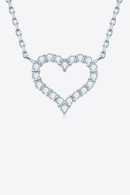 Adored Sparkala™ Platinum-Plated Heart Necklace