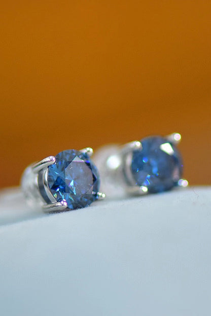 2 Carat Sparkala™ Four-Prong Platinum-Plated Earrings