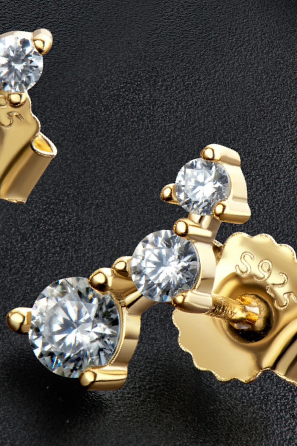 Adored Your Way Sparkala™ Stud Earrings (Platinum-Plated Fine Silver)