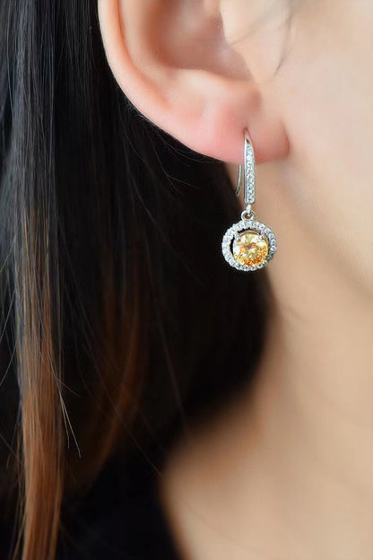 Platinum-Plated 2 Carat Sparkala™ Drop Earrings