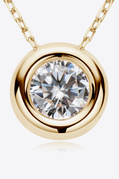 Adored 1 Carat Sparkala™ Pendant 925 Sterling Silver Necklace (Platinum-Plated Fine Silver)