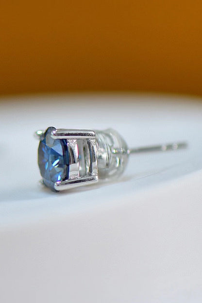 2 Carat Sparkala™ Four-Prong Platinum-Plated Earrings