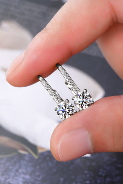 2 Carat Sparkala™ Platinum-Plated 925 Sterling Silver Earrings