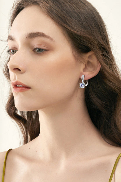 4 Carat Sparkala™ Platinum-Plated 925 Sterling Silver Earrings