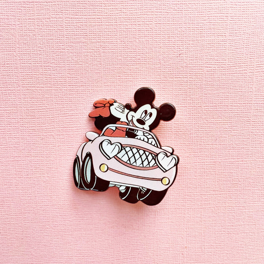 Mouse Couple in Love Hair Clip