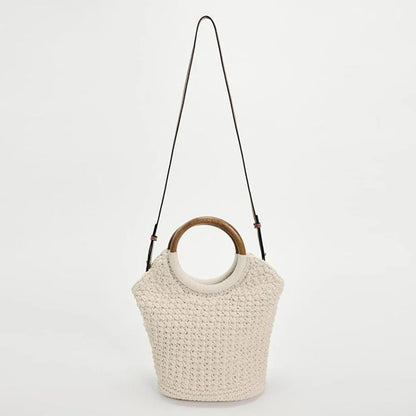 Isla Knitted Bucket Shoulder Bag