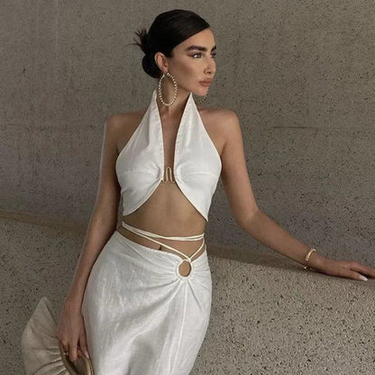 Kyla Halter Crop Top