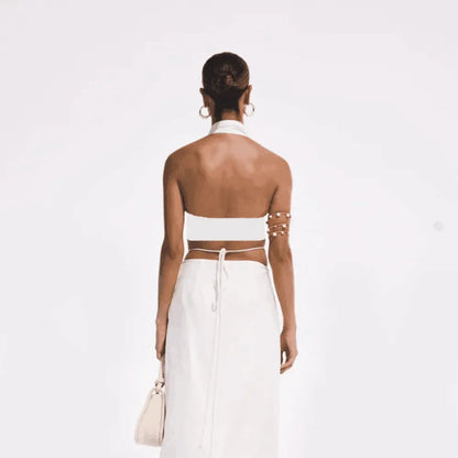 Kyla Halter Crop Top