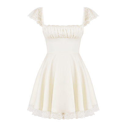 Lace n Grace Vintage White Mini Dress