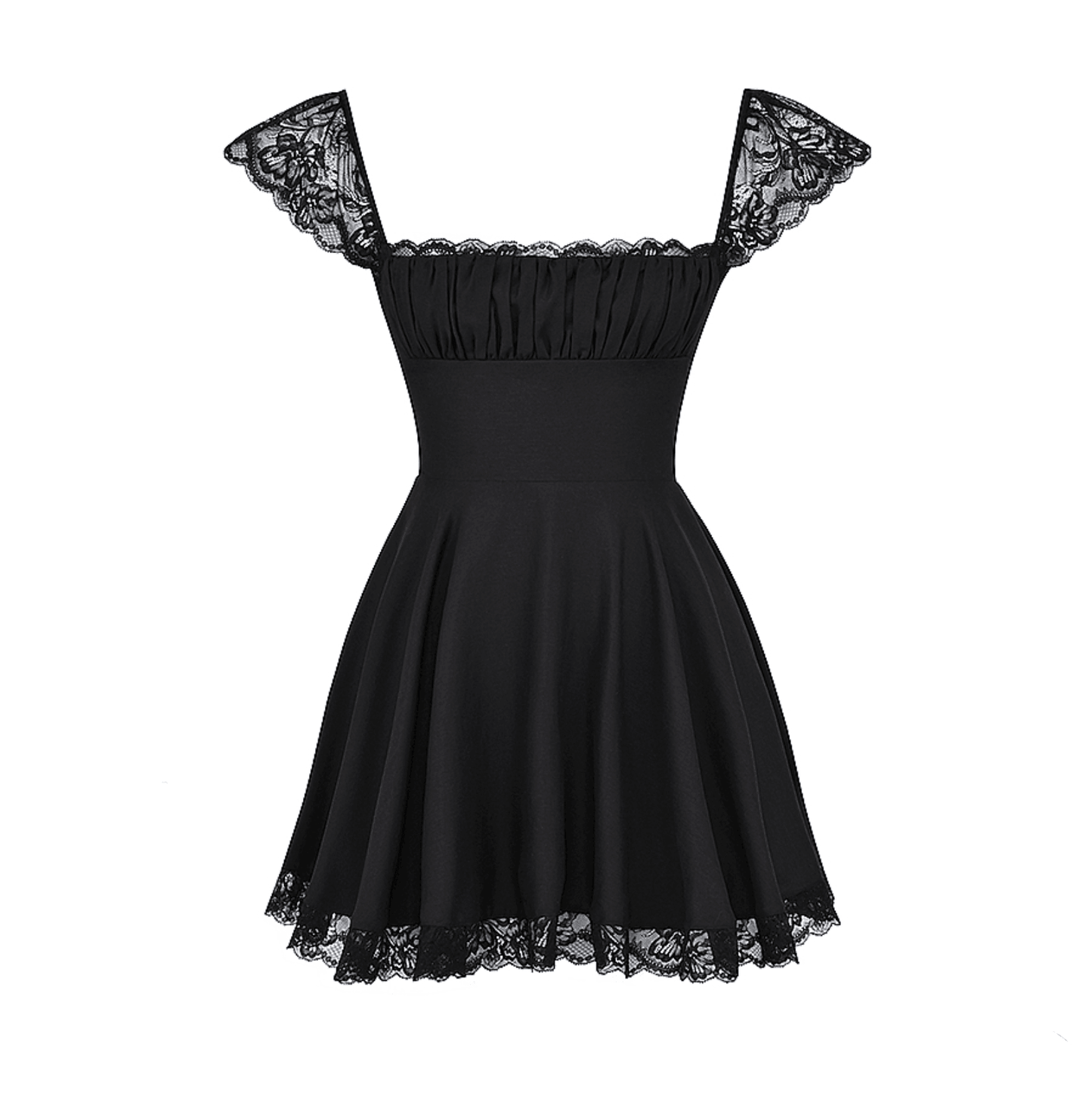 Lace n Grace Vintage Black Mini Dress