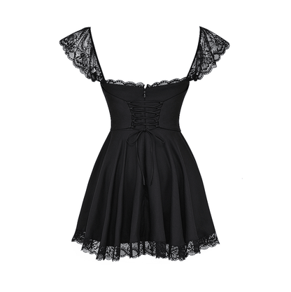 Lace n Grace Vintage Black Mini Dress