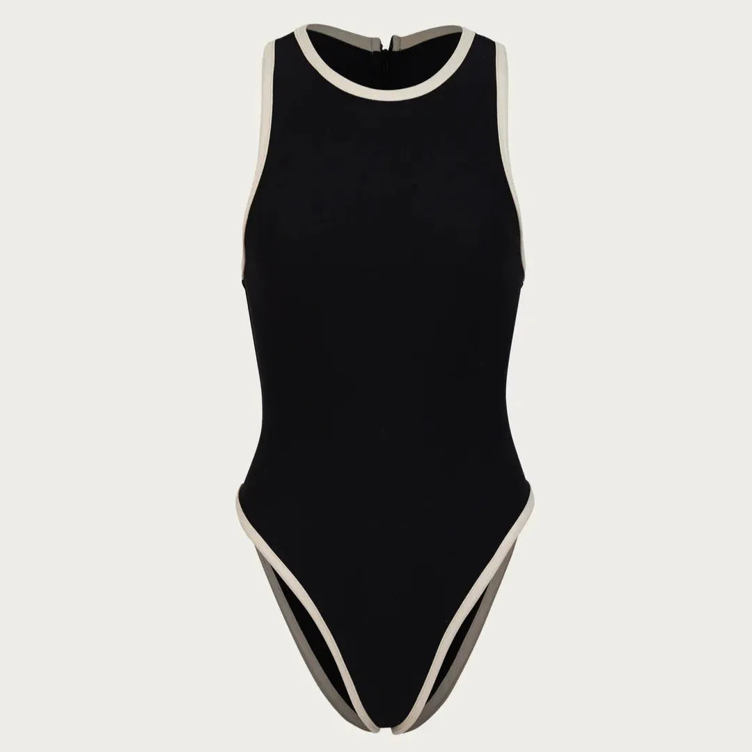 Lisbon High Neck One Piece Swimsuit