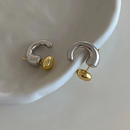 Lunar Swirl Hoops Earrings