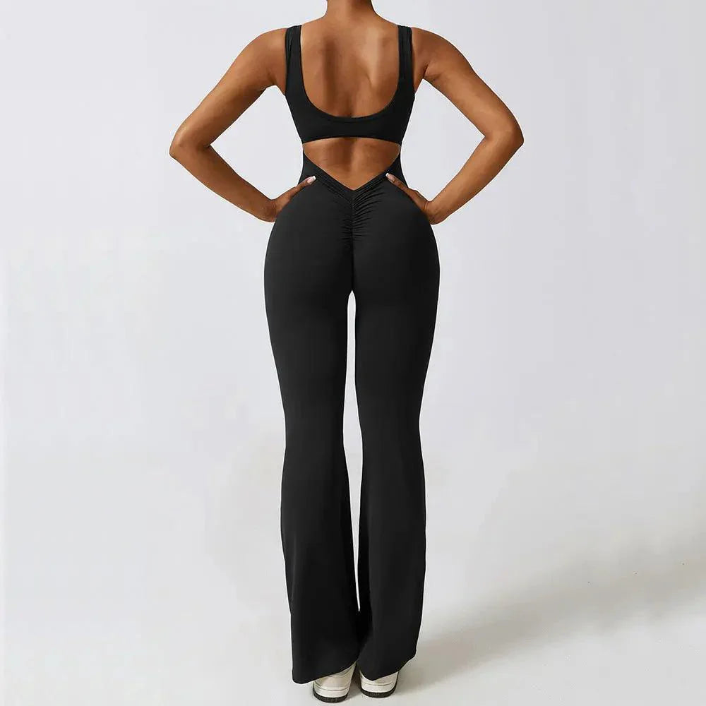Make It Sexy Black Push-Up Jumpsuit