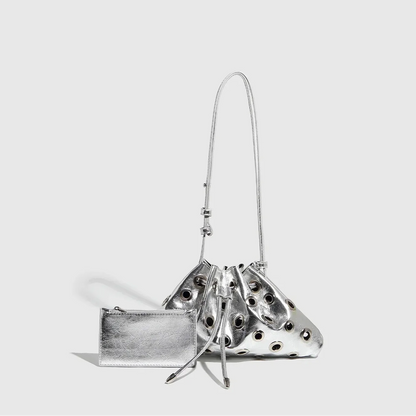 Nova Core Hollow Rivet Shoulder Bag