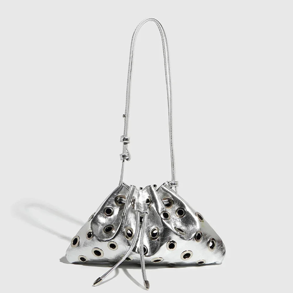 Nova Core Hollow Rivet Shoulder Bag
