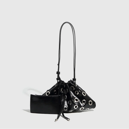 Nova Core Hollow Rivet Shoulder Bag
