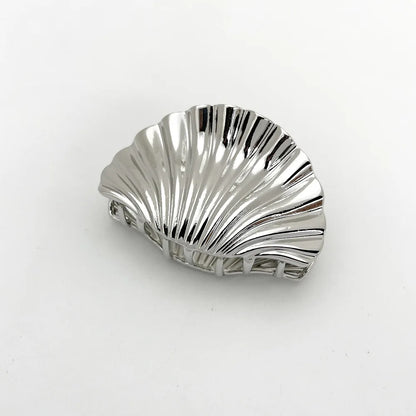 Glossy Shell Metal Claw Clip