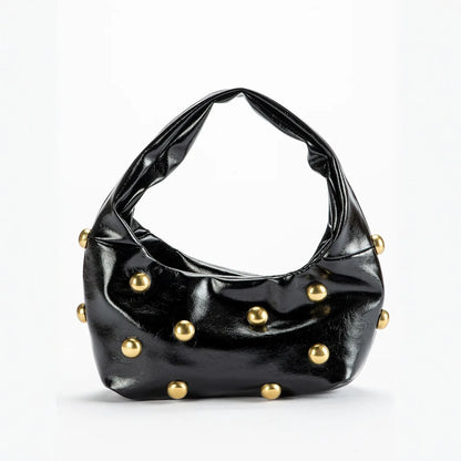 Orvia Rivet Cloud Shoulder Bag