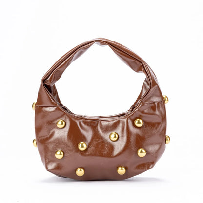 Orvia Rivet Cloud Shoulder Bag