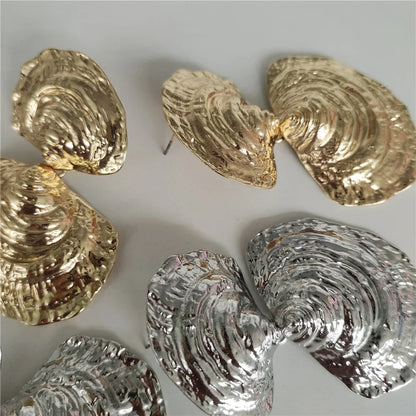 Anabelia Double Seashell Earrings