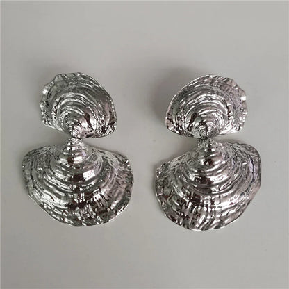 Anabelia Double Seashell Earrings