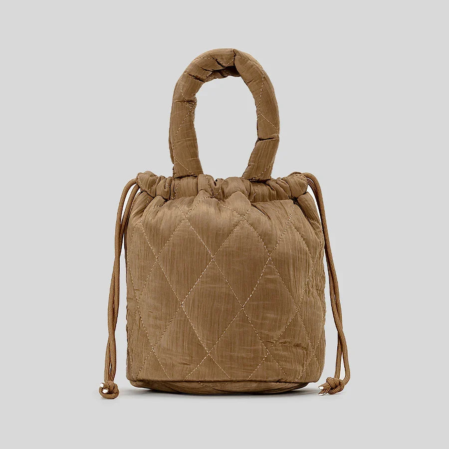 Quilora Quilted Padded Bucket Bag